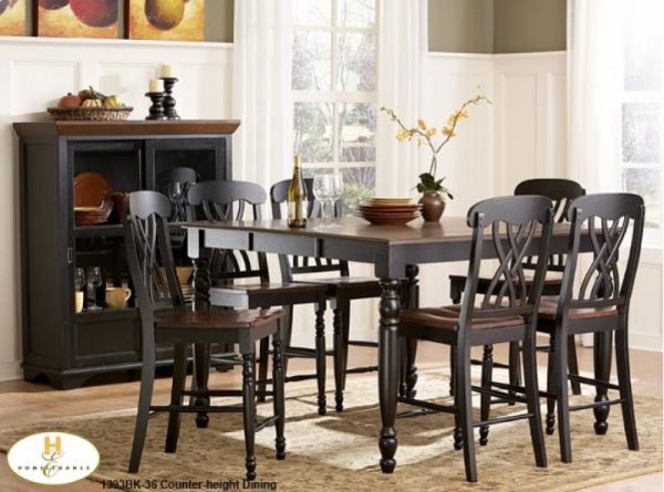 Solid wood counter-height Table